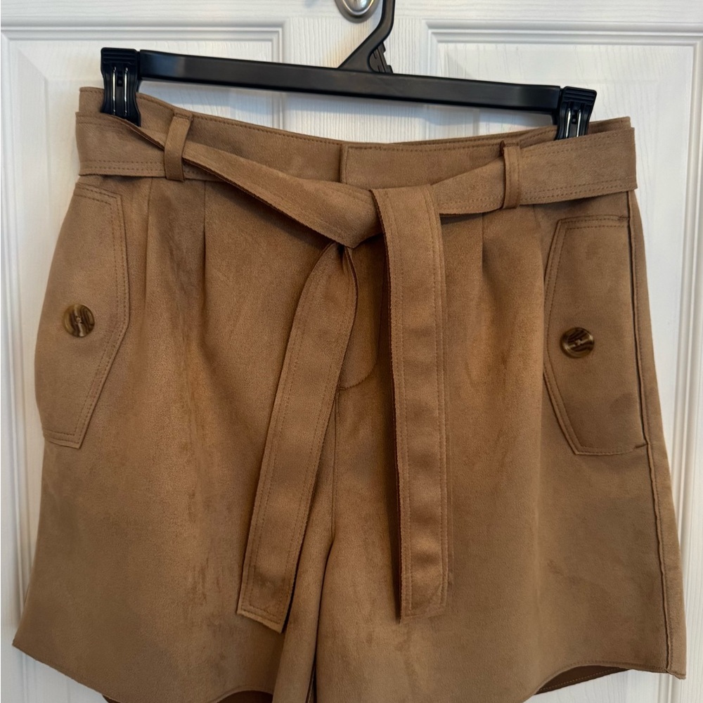 Banana Republic Faux Suede High Waisted Shorts Size 8